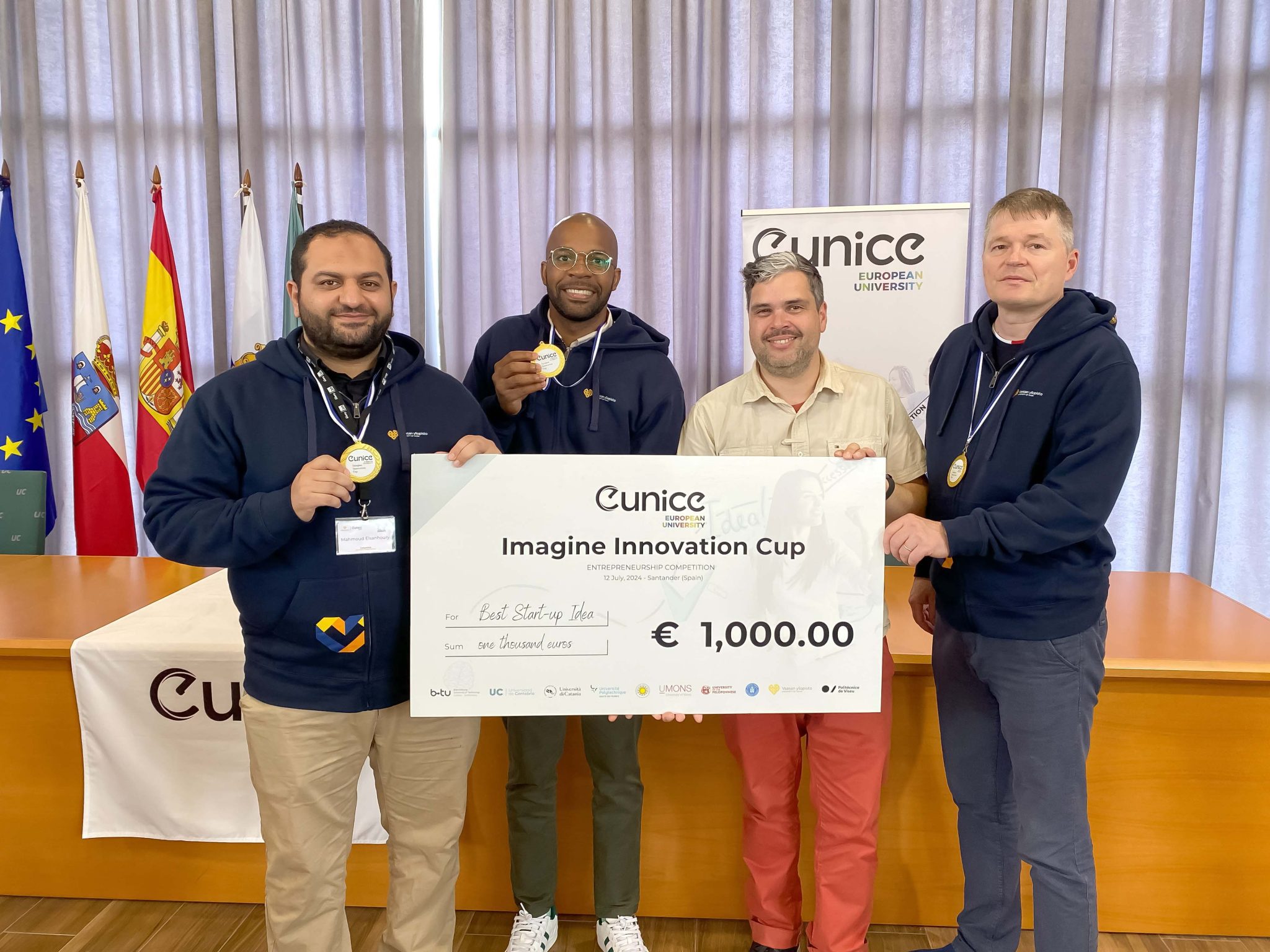 Vaasa’s Unicore Team takes 1st place in EUNICE Imagine Innovation Cup 2024